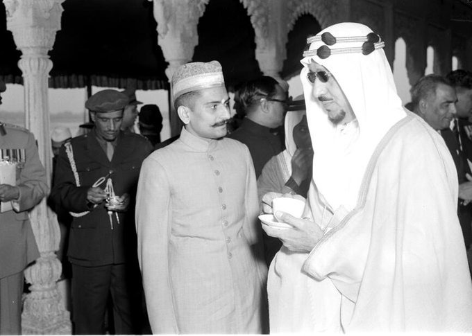 Dr. Vibhuti Narayan Singh, with H.M. the King of Saudi Arabia